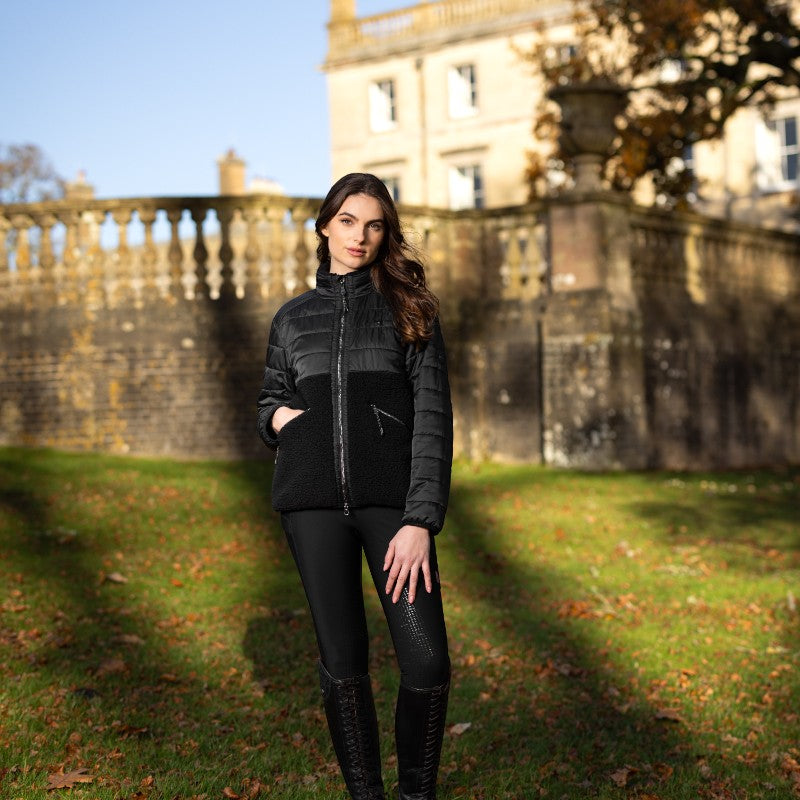 Lemieux - Polaire manches longues hybride femme Alissa noir | - Ohlala