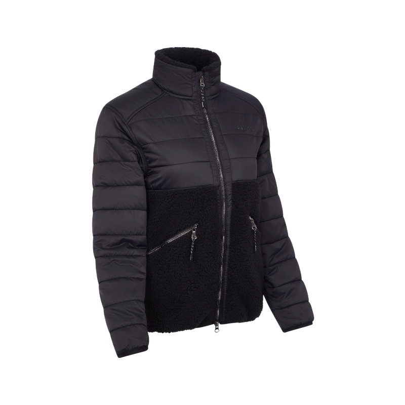 Lemieux - Polaire manches longues hybride femme Alissa noir | - Ohlala