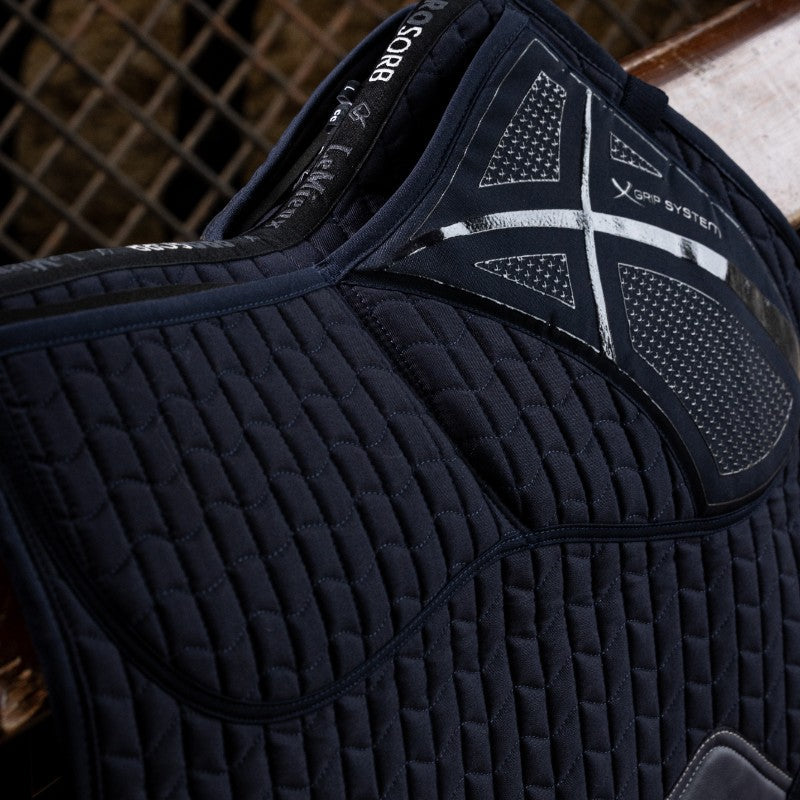 Lemieux - Tapis de dressage Pro Sorb Plain 2 Square marine | - Ohlala