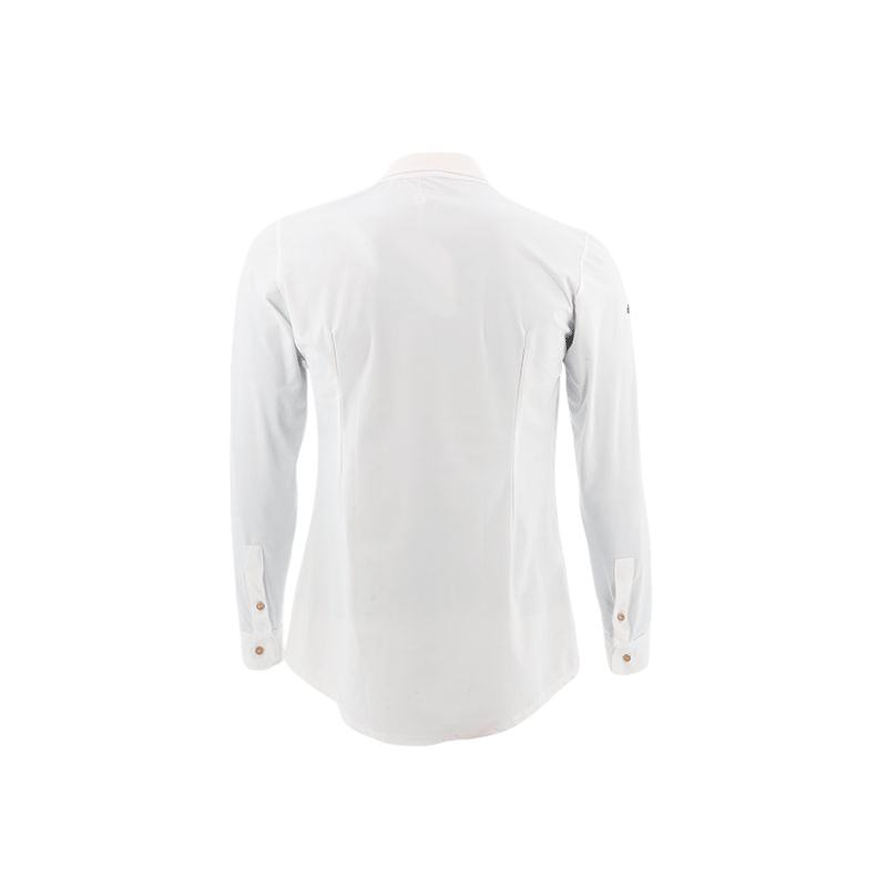 Le Sabotier - Emile men's white long-sleeved polo shirt