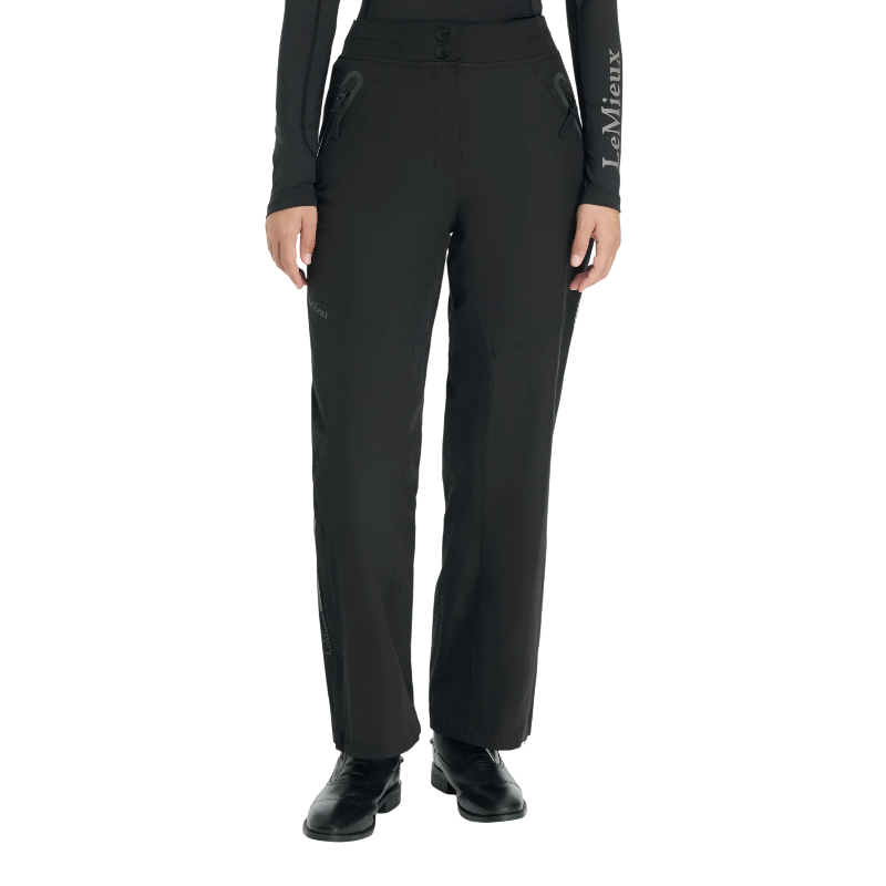 LeMieux - Pantalon imperméable enfant Young Rider Drytex Stormwear noir | - Ohlala
