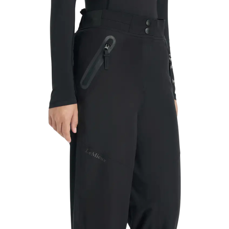 LeMieux - Pantalon imperméable enfant Young Rider Drytex Stormwear noir | - Ohlala