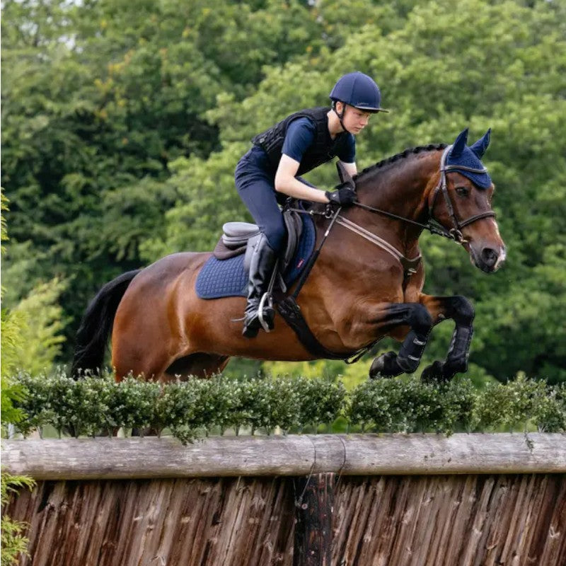 LeMieux - Tapis de selle Close Contact Square marine | - Ohlala