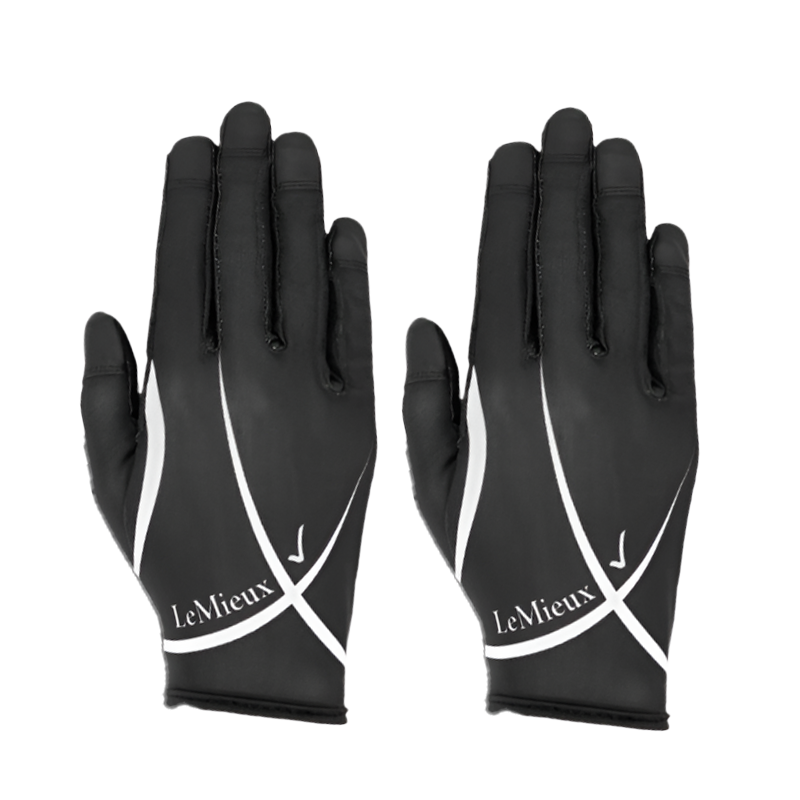 Lemieux - Gants d'équitation Soleil mesh noir