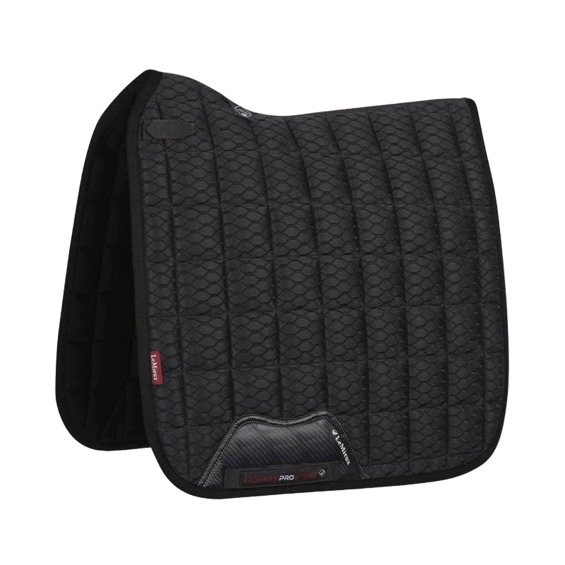 LeMieux - Tapis de dressage Carbon Mesh Air noir | - Ohlala