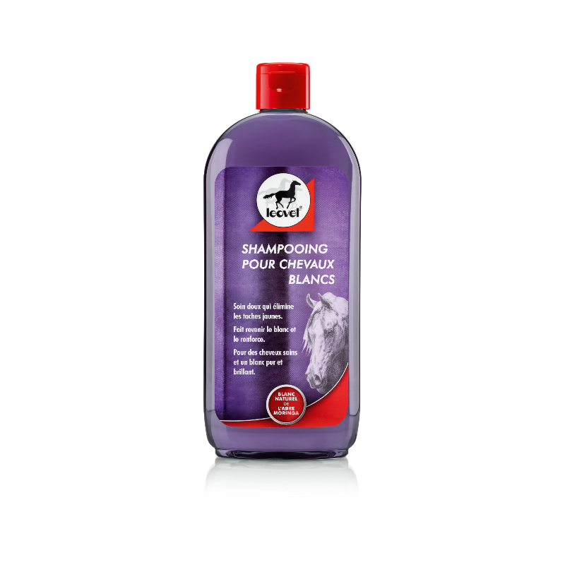 Leovet - Shampoing pour chevaux gris et blancs