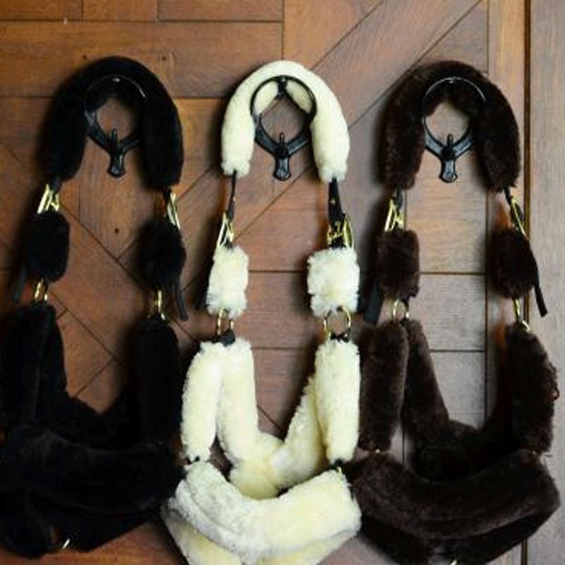 Kentucky Horsewear - Licol de transport mouton noir | - Ohlala