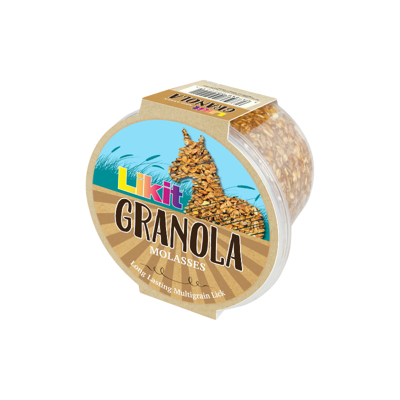 Likit - Friandise pour chevaux pierre granola mélasse 550 g