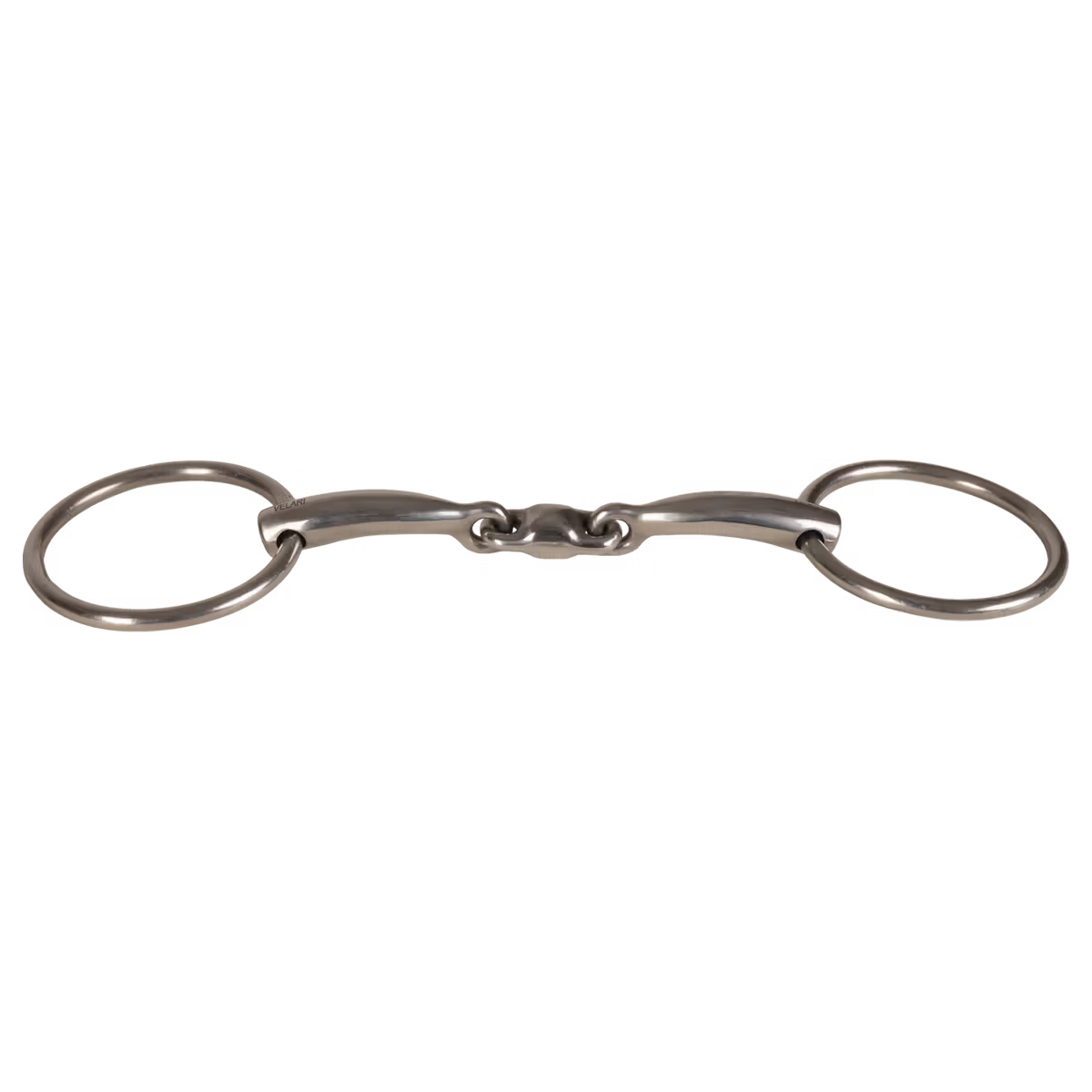 Velari  - Mors à anneaux double brisure en acier inoxydable 16mm
