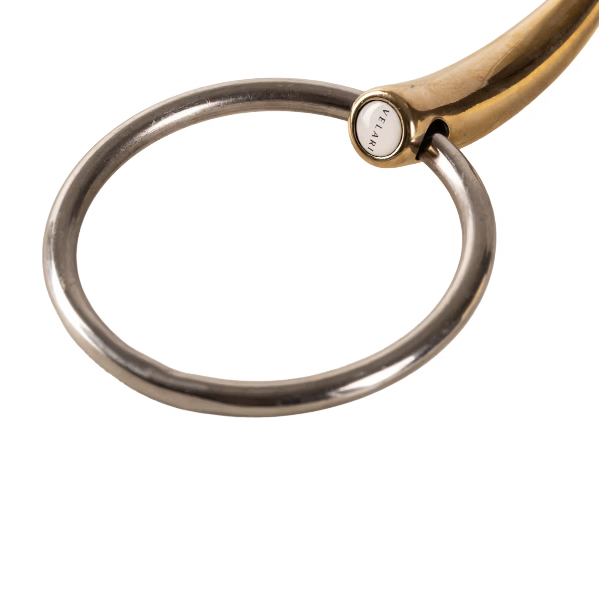 Velari  - Mors à anneaux simple brisure en cuivre doux 14mm