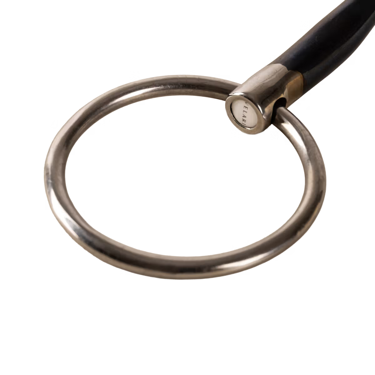 Velari  - Mors à anneaux double brisure en fer doux 16mm