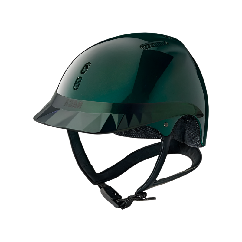 NACA - Gravity S riding helmet with standard glossy green visor