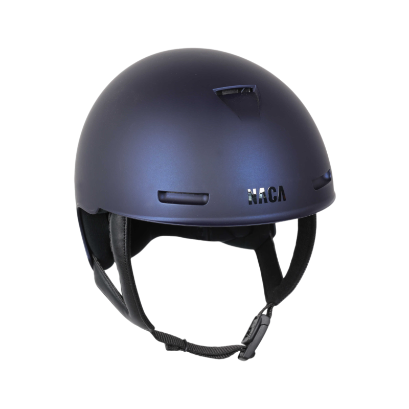 NACA - Casque d'équitation sans visière Comète S bleu mat | - Ohlala