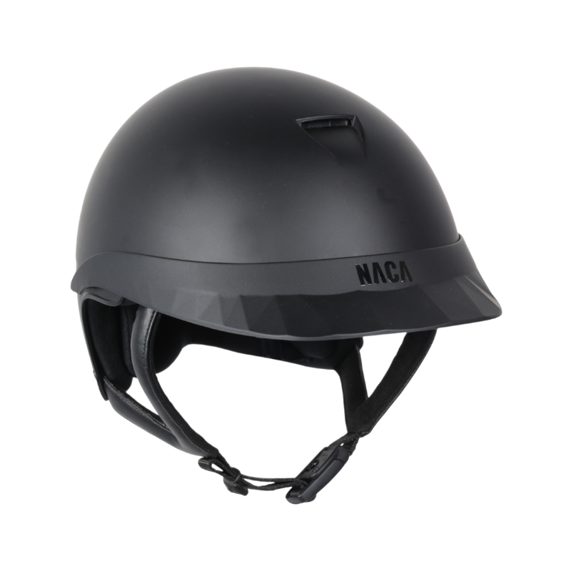 NACA - Casque d'équitation visière standard Comète S noir mat | - Ohlala