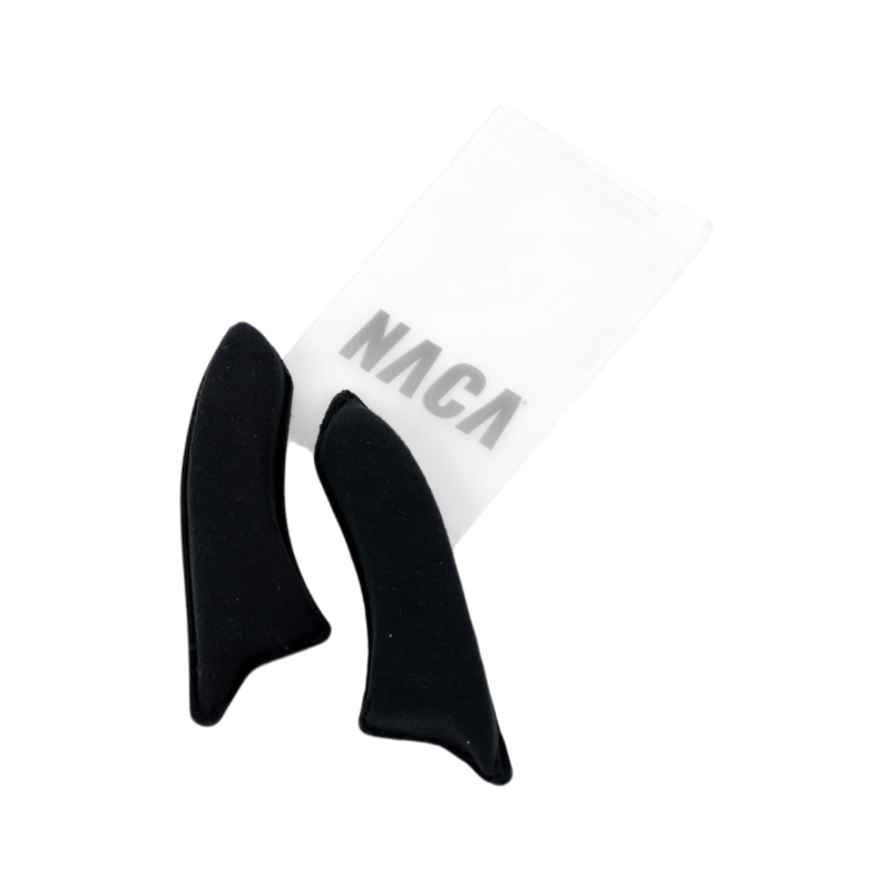NACA - Coussinets de joues pour jugulaire Comète XP noir | - Ohlala