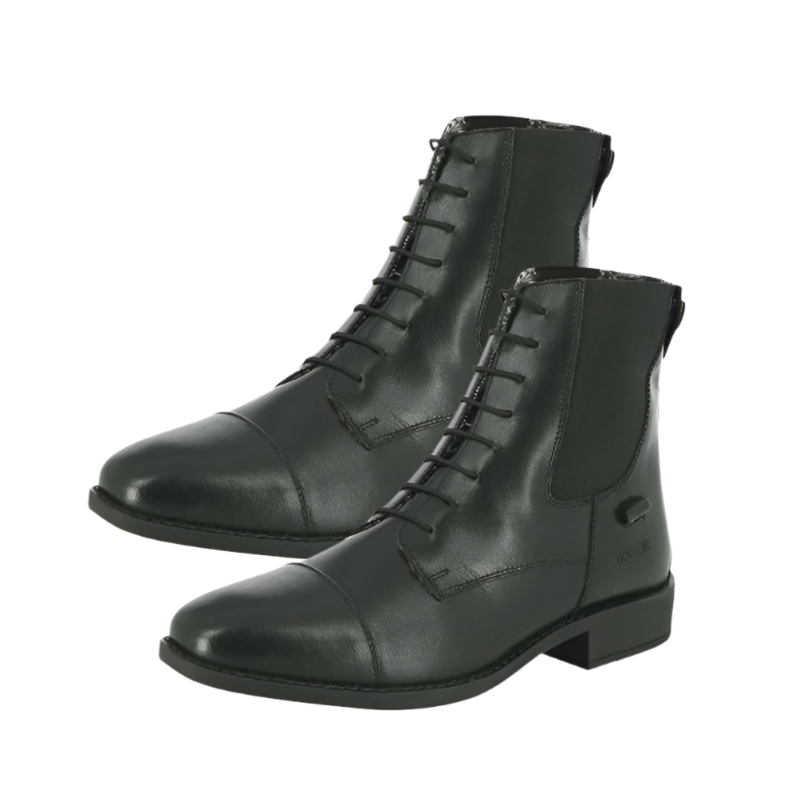 Norton - Black fur-lined lace-up boots