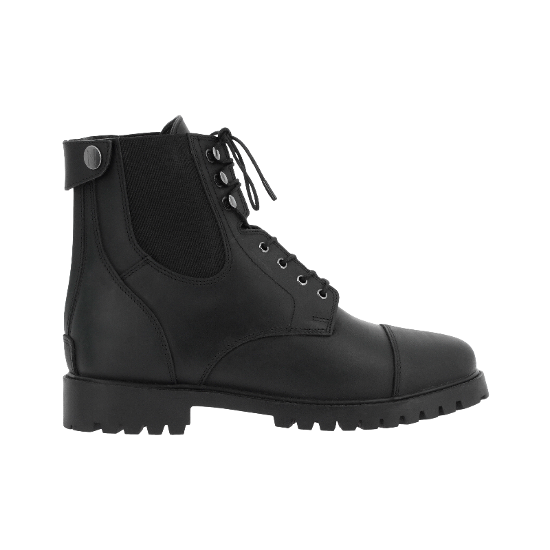 Norton - Boots Vauvert lacets + zip noir | - Ohlala