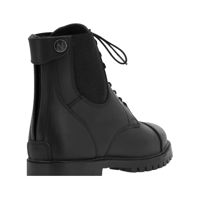 Norton - Boots Vauvert lacets + zip noir | - Ohlala