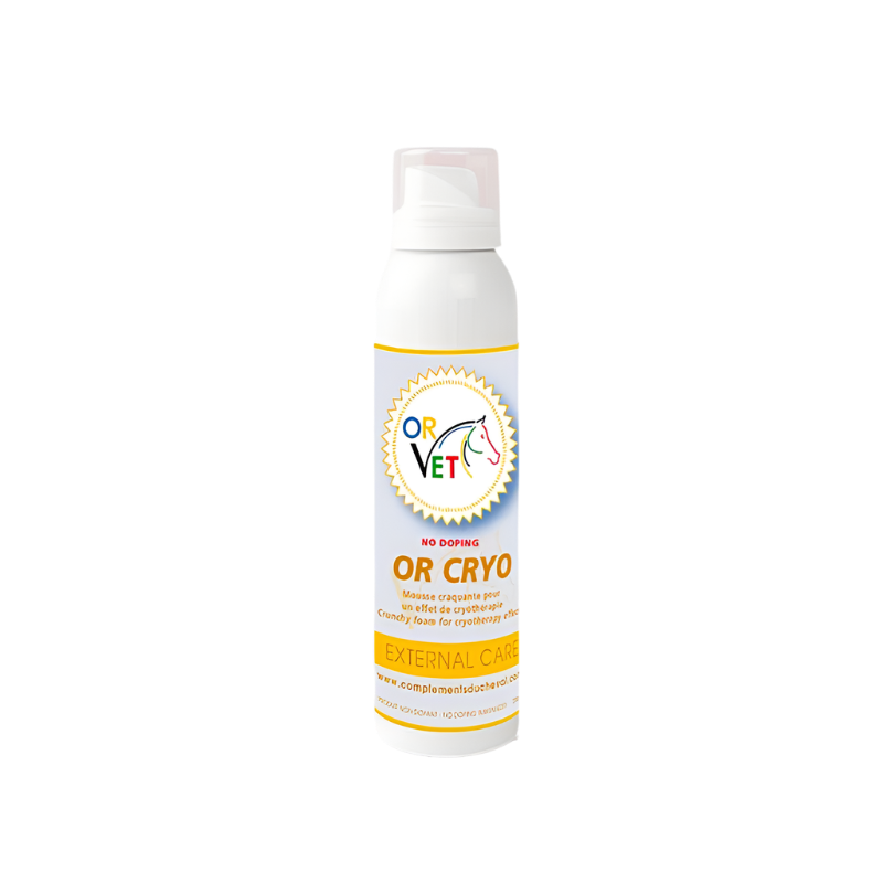 OR VET - Mousse craquante effet de cryothérapie Cryo