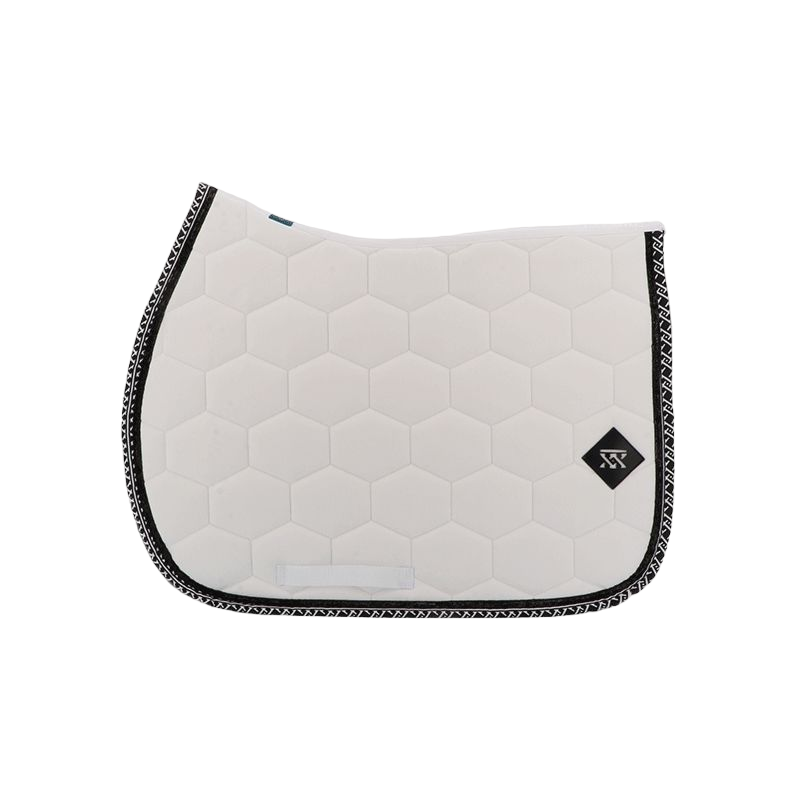 Oxxer - Tapis de selle Monogramme blanc/ noir | - Ohlala