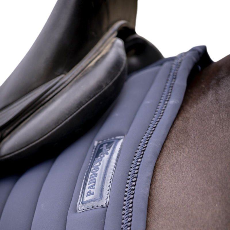 Paddock Sports - Tapis de dressage Verticali marine | - Ohlala