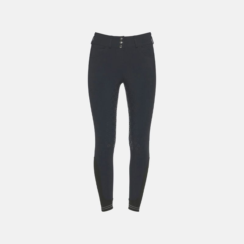 Cavalleria Toscana - Pantalon d'équitation femme high waist full grip marine | - Ohlala