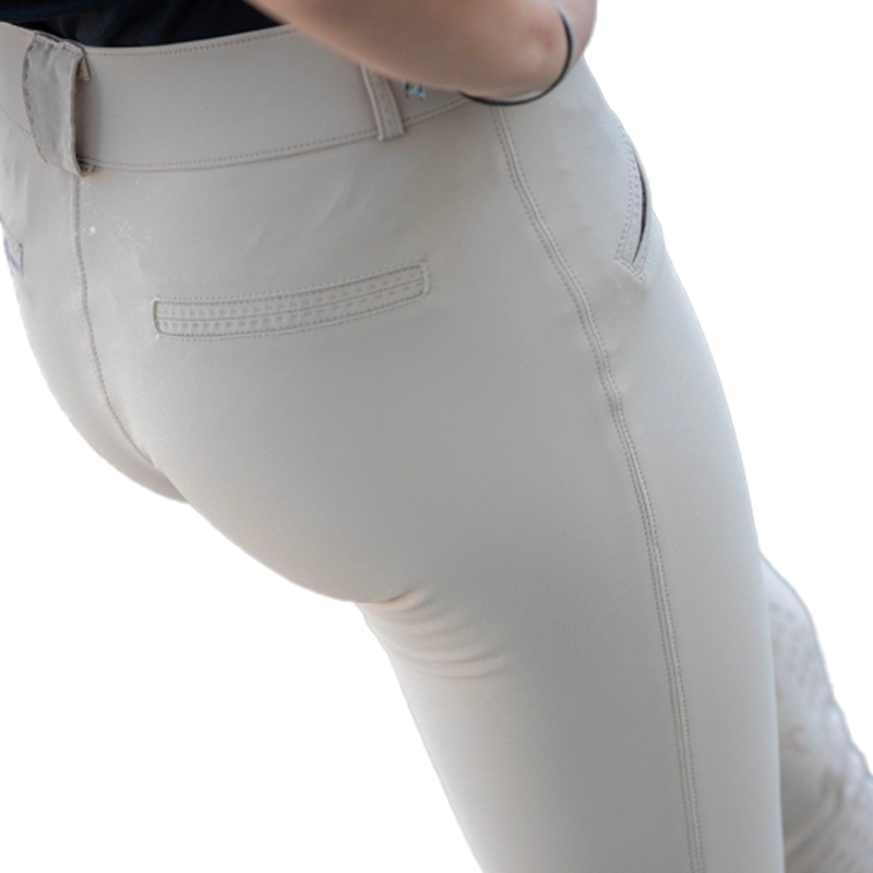 Pénélope Store - Pantalon d'équitation femme Rocky beige  taille mi-haute | - Ohlala