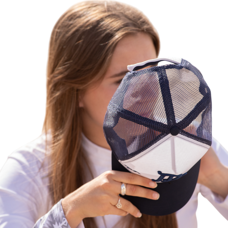 Pénélope - Casquette Mesh marine | - Ohlala