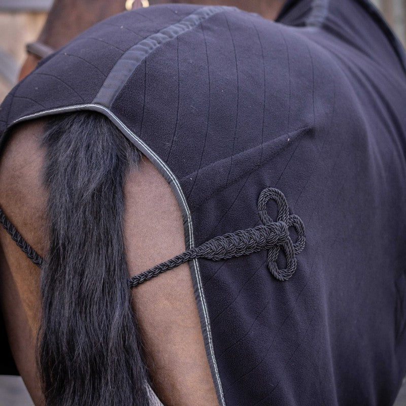Paddock Sports - Couverture polaire Diagonal noir | - Ohlala