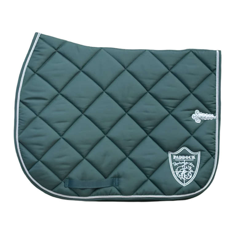 Paddock Sports - Tapis de dressage prems écusson vert