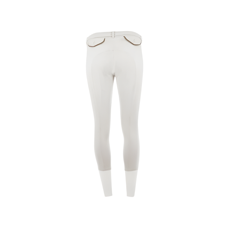 Eden by Pénélope - Pantalon d'équitation fille Point Sellier blanc