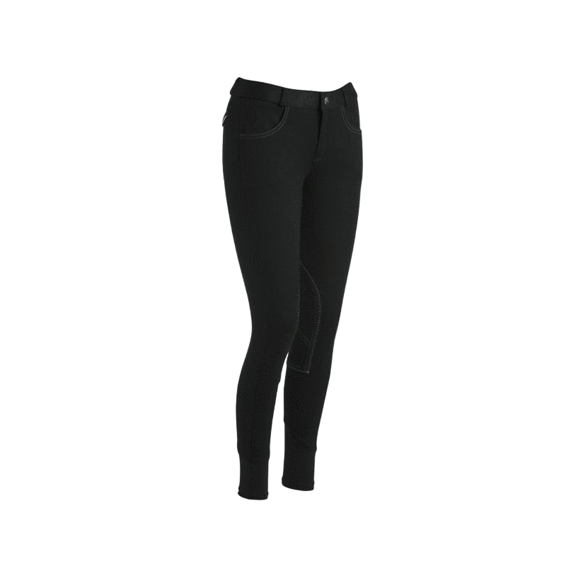 Equithème - Pantalon d'équitation enfant unisexe Pro anthracite | - Ohlala