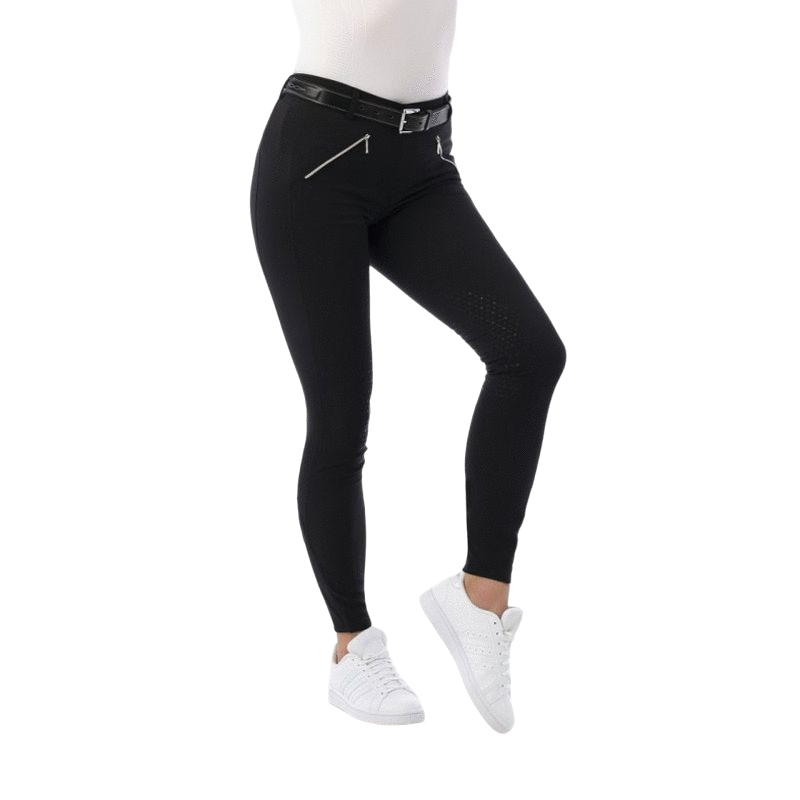 Equithème - Pantalon d'équitation femme Lotty noir | - Ohlala