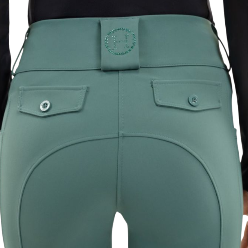 Harcour - Pantalon d'équitation femme Luce peacock
