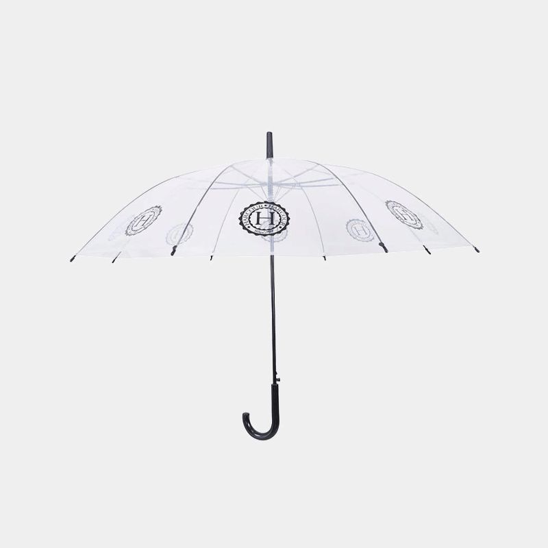 Harcour - Parapluie transparent logo Harcour | - Ohlala