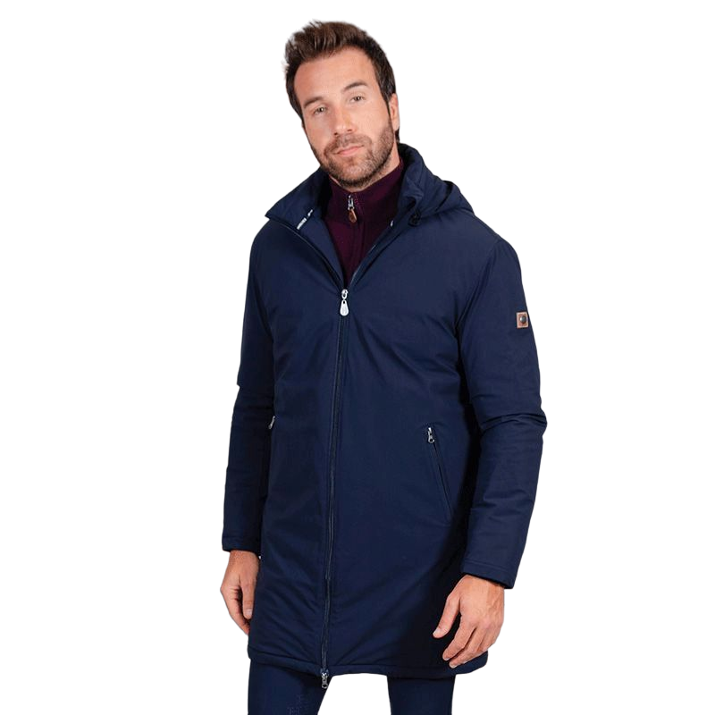 Harcour - Parka longue homme Robertol marine | - Ohlala