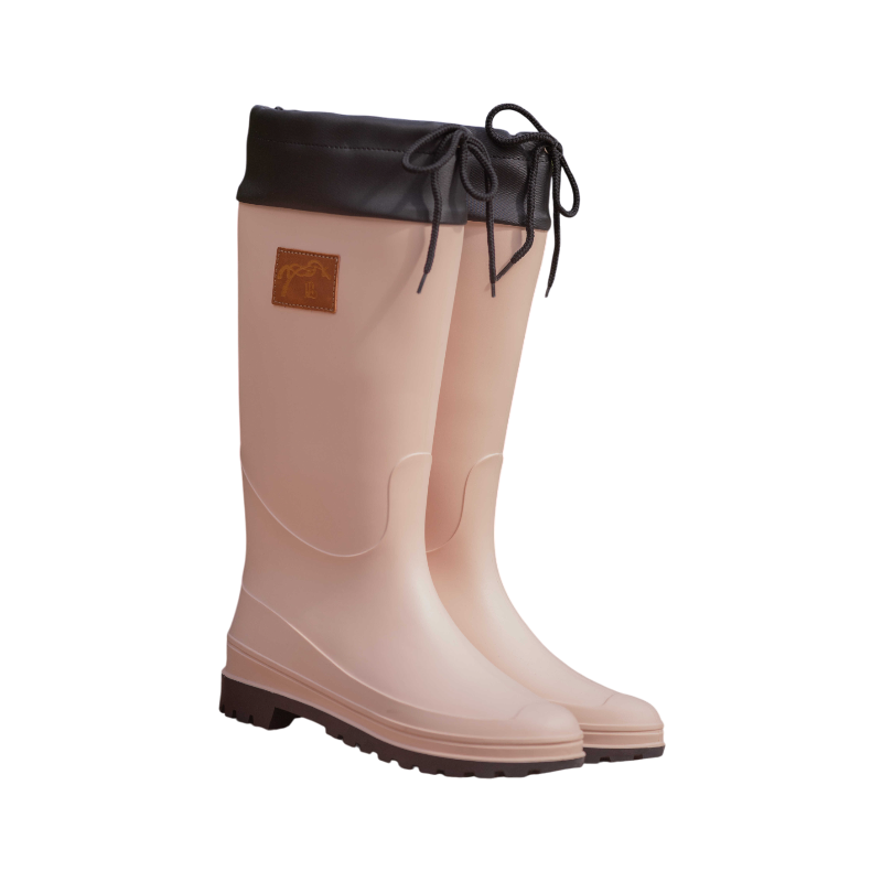 Pénélope - Bottes de pluie femme Jessica rose poudré | - Ohlala