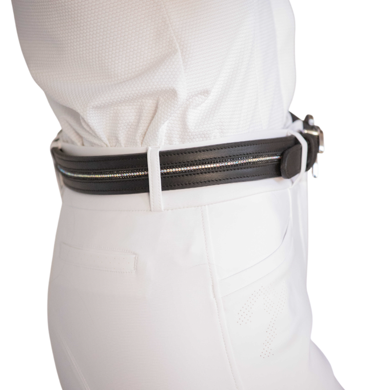 Pénélope - Ceinture signature Strass noir | - Ohlala