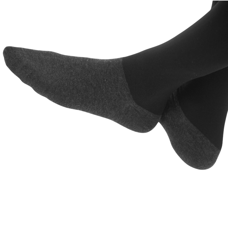 Pénélope - Chaussettes d'équitation Gummy noir | - Ohlala