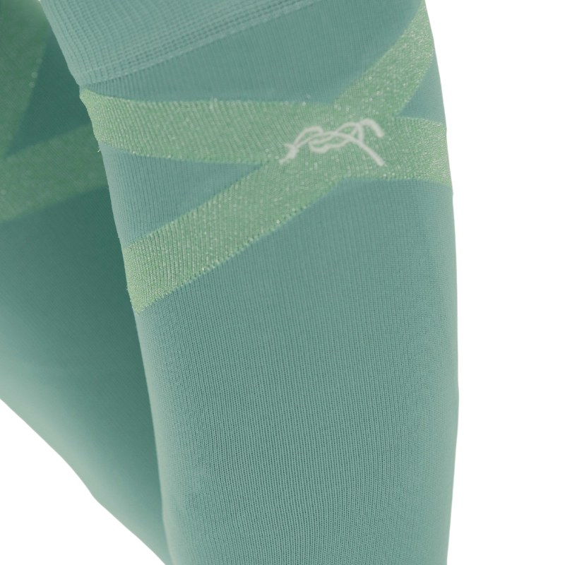 Pénélope - Chaussettes d'équitation Gummy vert sauge | - Ohlala