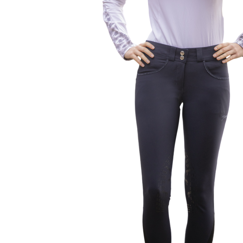 Pénélope - Women's Fun Stone Navy Riding Pants 