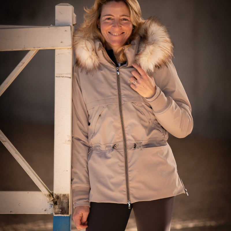 Pénélope - Parka femme Steppy taupe | - Ohlala