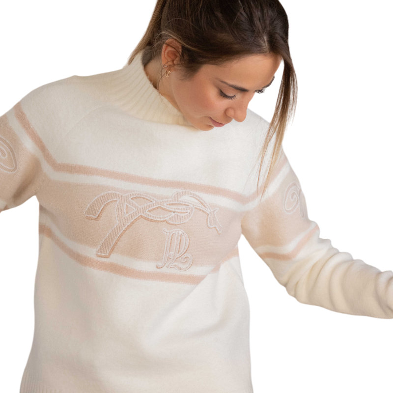 Pénélope - Pull col montant femme Noris beige | - Ohlala