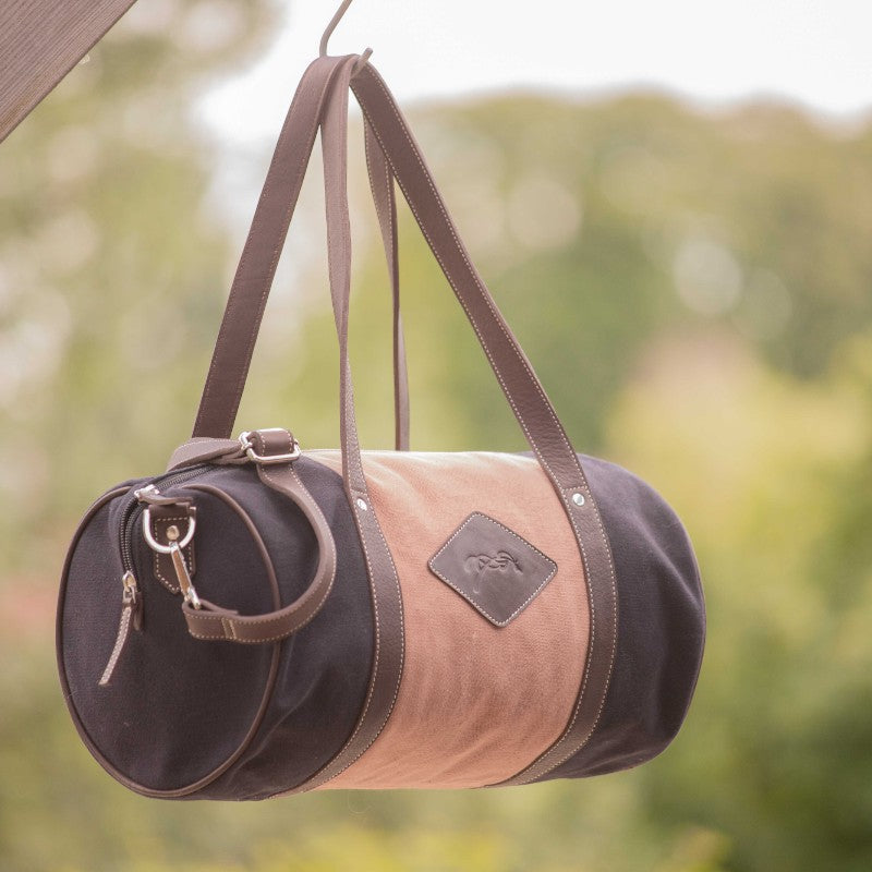 Pénélope - Sac Canvas Bowl rose/ noir | - Ohlala