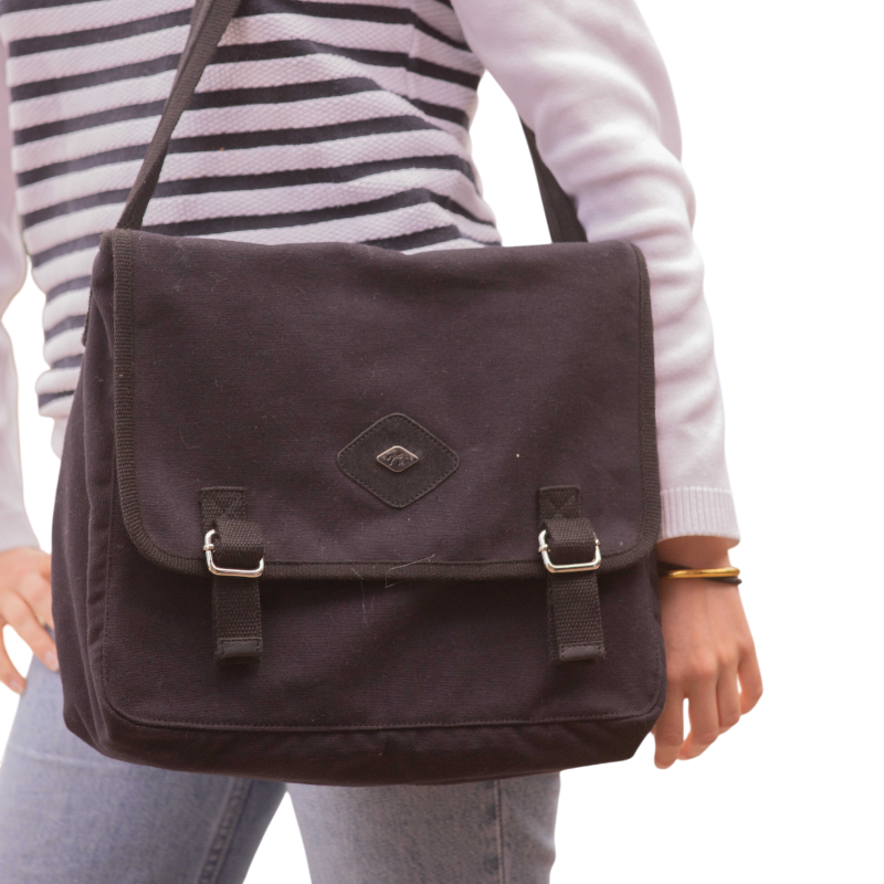 Pénélope - Sac Canvas US noir | - Ohlala