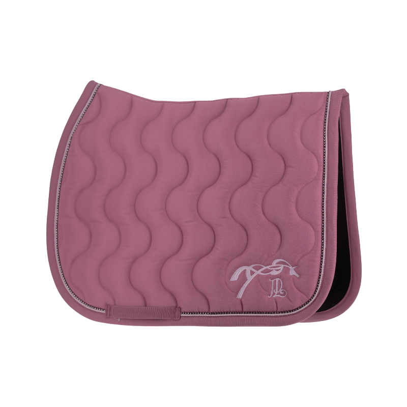 Pénélope - Tapis de selle Diamant lilas/ blanc | - Ohlala