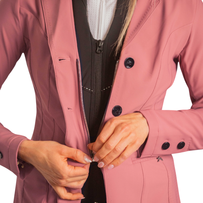 Pénélope - Veste de concours femme Calista vieux rose | - Ohlala