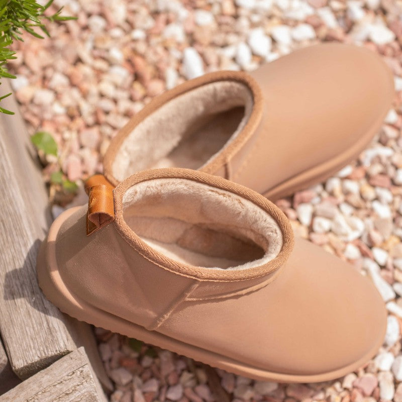 Pénélope - Mini-boots fourrées camel | - Ohlala