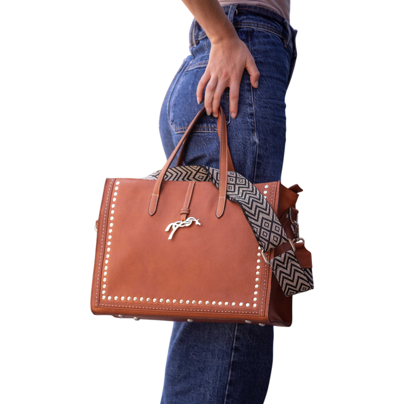 Pénélope - Sac à main Naily Romane cognac | - Ohlala