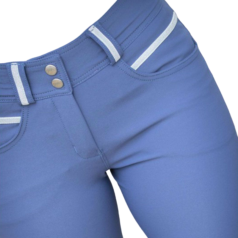 Pénélope Store - Pantalon d’équitation enfant fun pushup bleu dauphin | - Ohlala